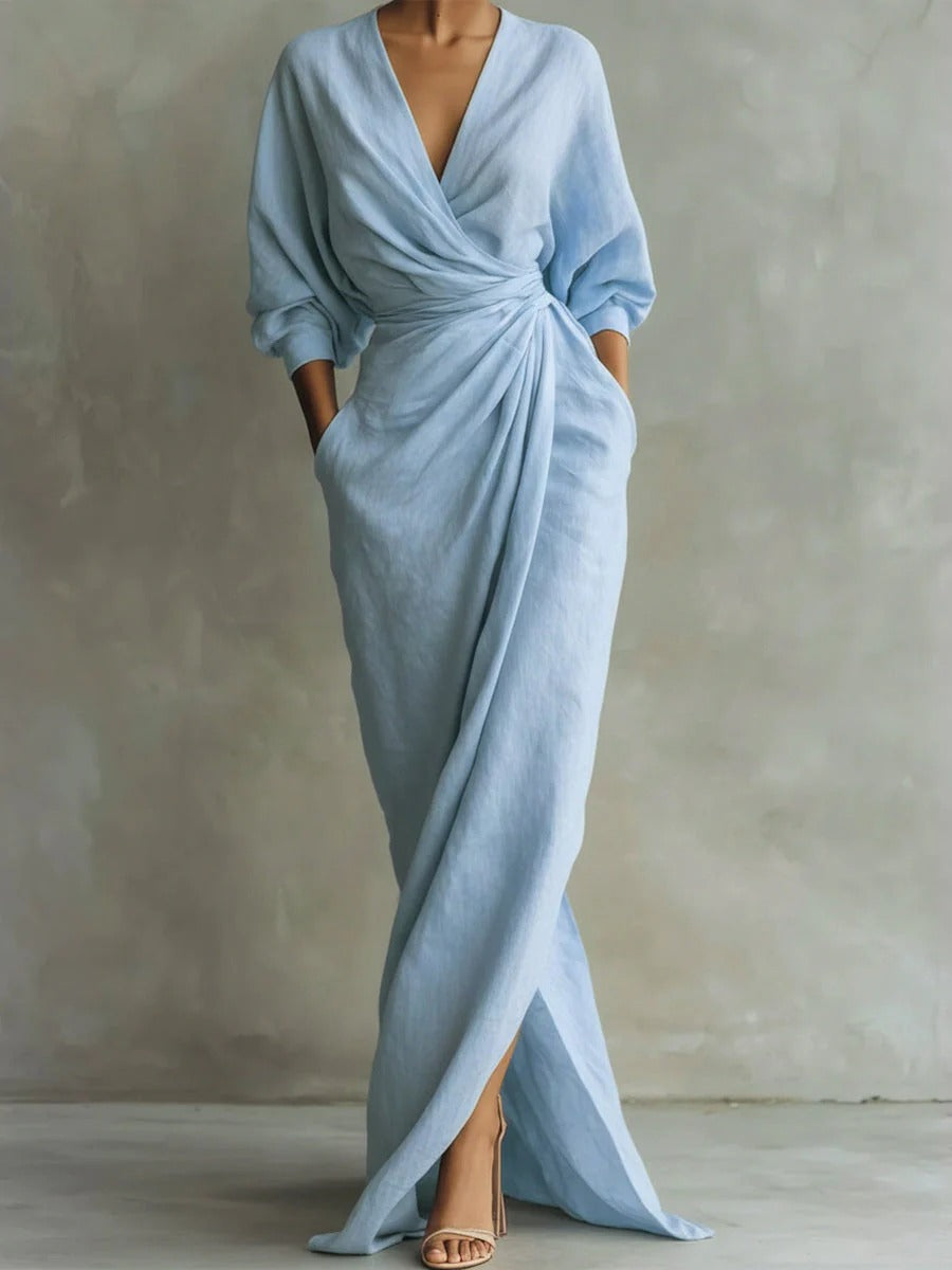 Chic | Vestido casual elegante con escote en V