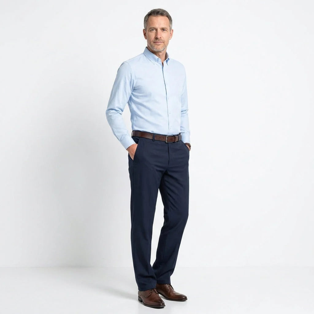 Dinámico | Pantalón elástico elegante de hombre