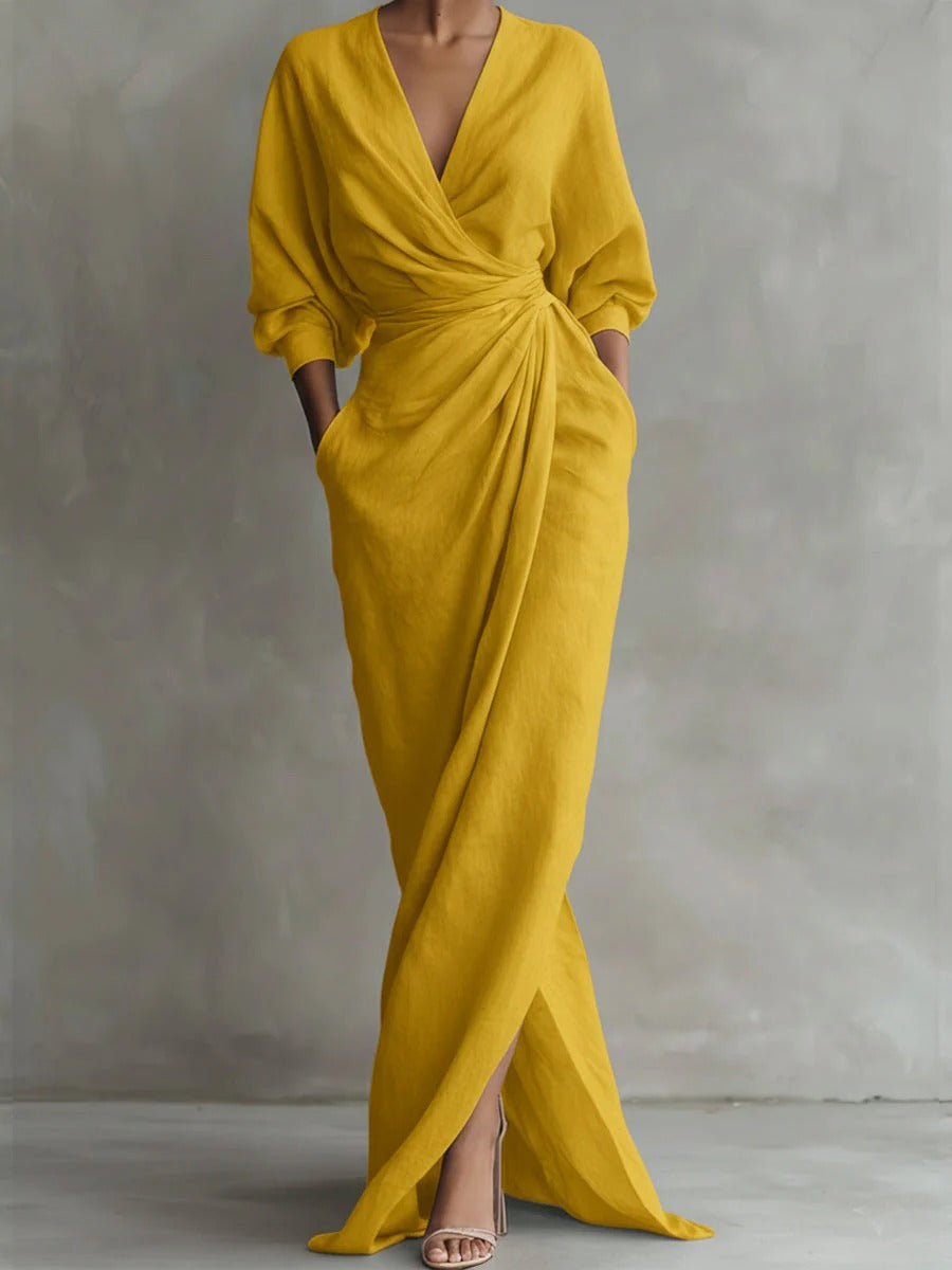Chic | Vestido casual elegante con escote en V